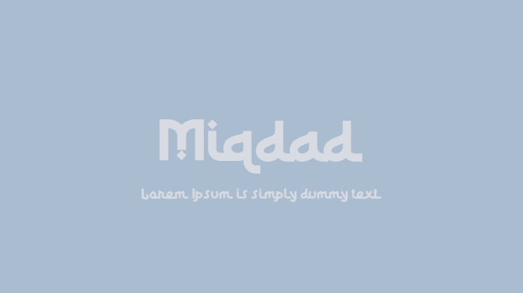 Miqdad Font