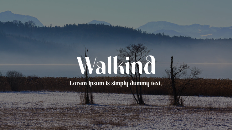 Walkind Font