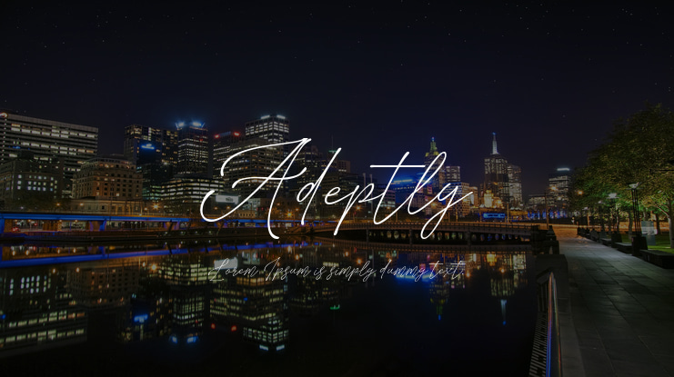 Adeptly Font