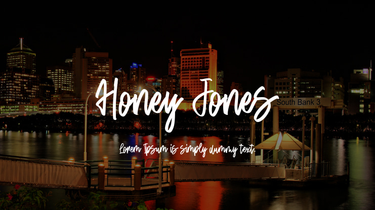 Honey Jones Font