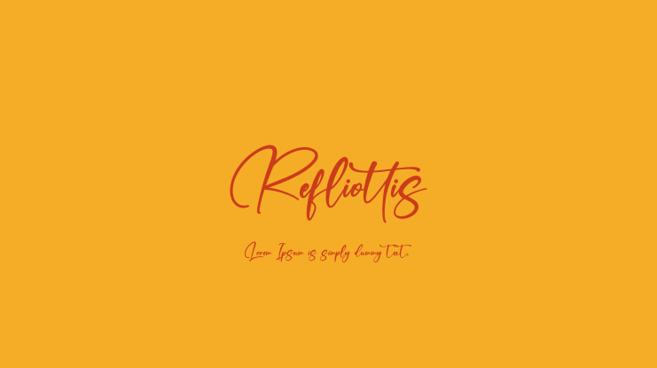 Refliottis Font