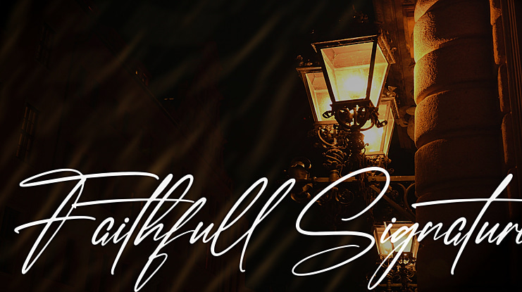Faithfull Signature Font