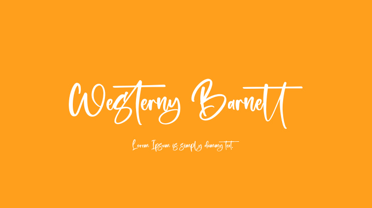 Westerny Barnett Font