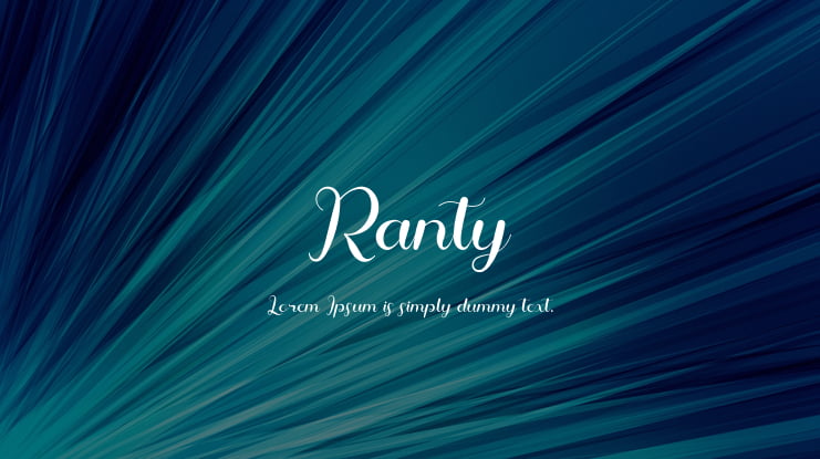 Ranty Font