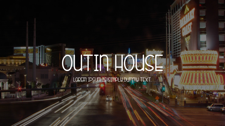 Outin House Font