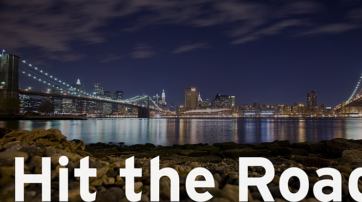 Hit the Road Font