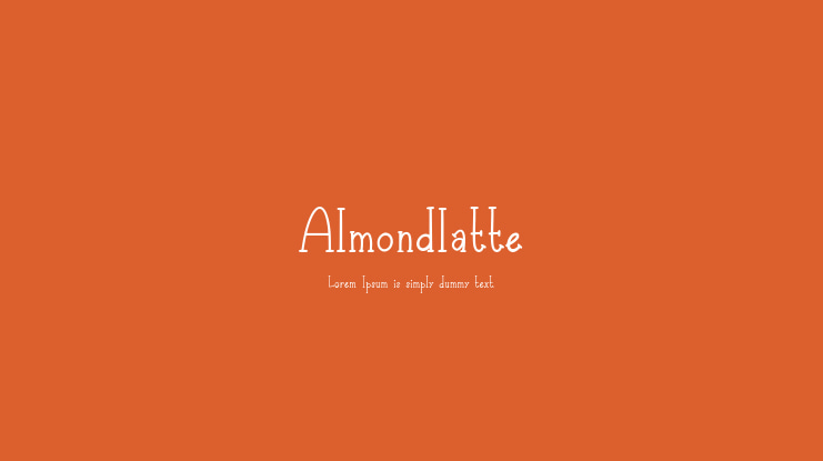 Almondlatte Font