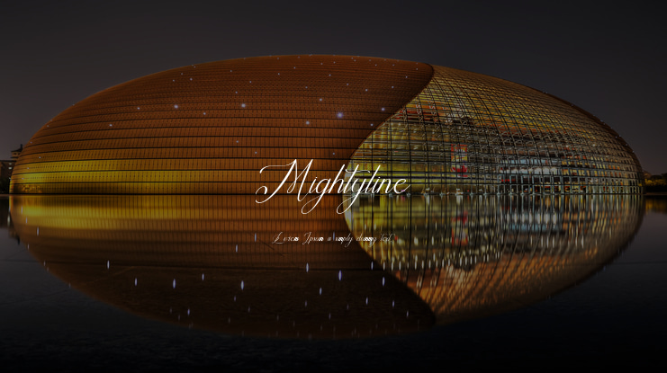 Mightyline Font