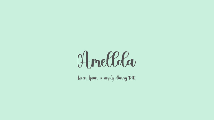 Amellda Font