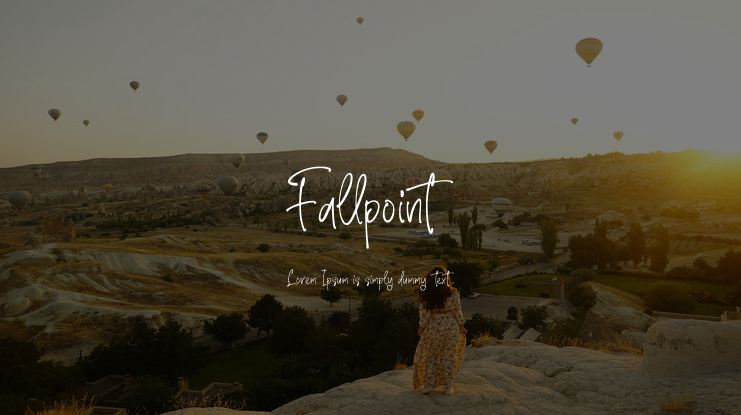 Fallpoint Font