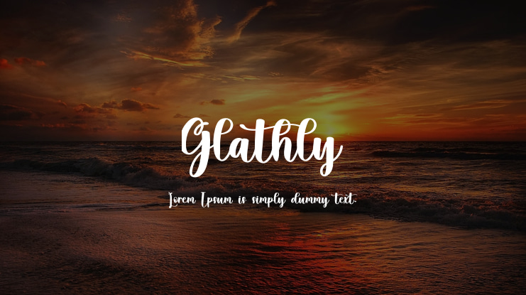 Glathly Font