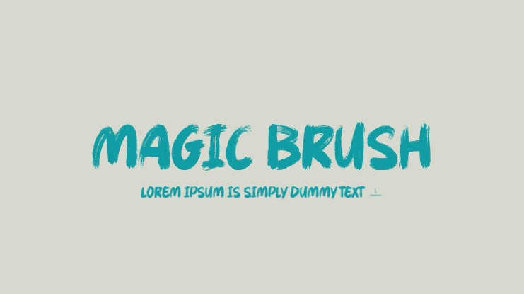 Magic Brush Font