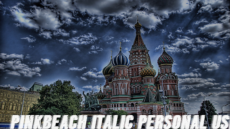 PINKBEACH  PERSONAL USE Font Family