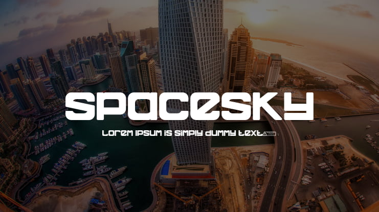 Spacesky Font