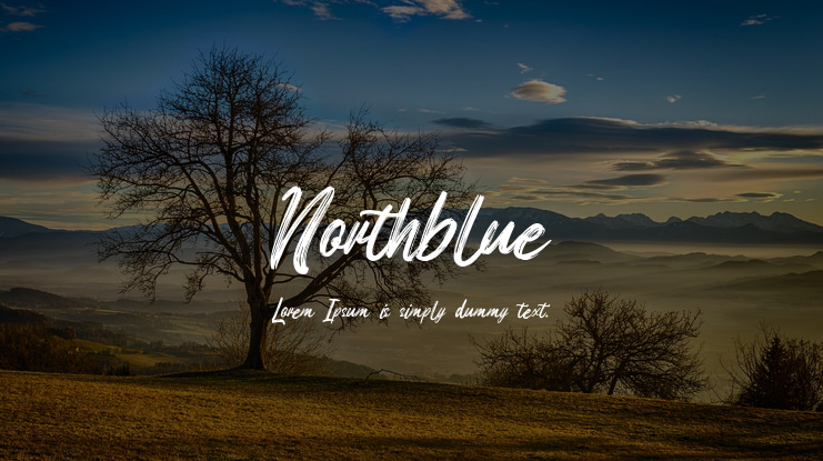 Northblue Font