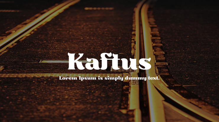 Kaftus Font