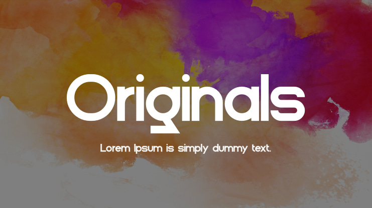 Originals Font