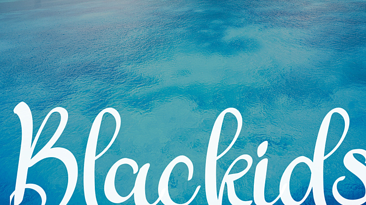 Blackids Font