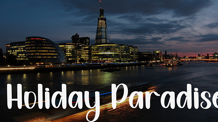 Holiday Paradise Font