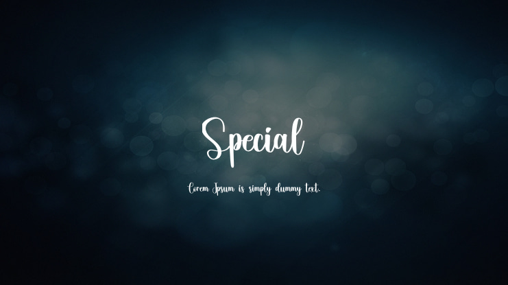 Special Font