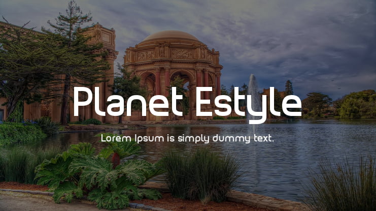 Planet Estyle Font