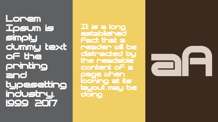 Quantum Flat BRK Font Family