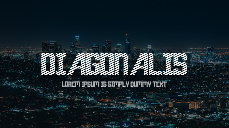 diagonalis Font