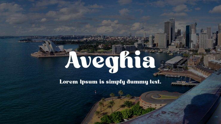 Aveghia Font