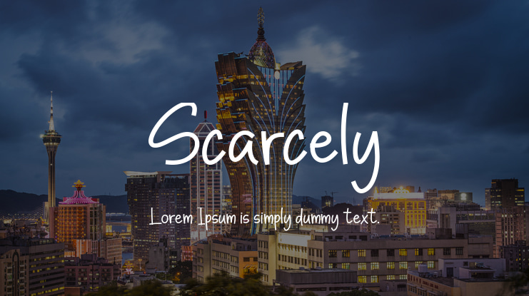 Scarcely Font