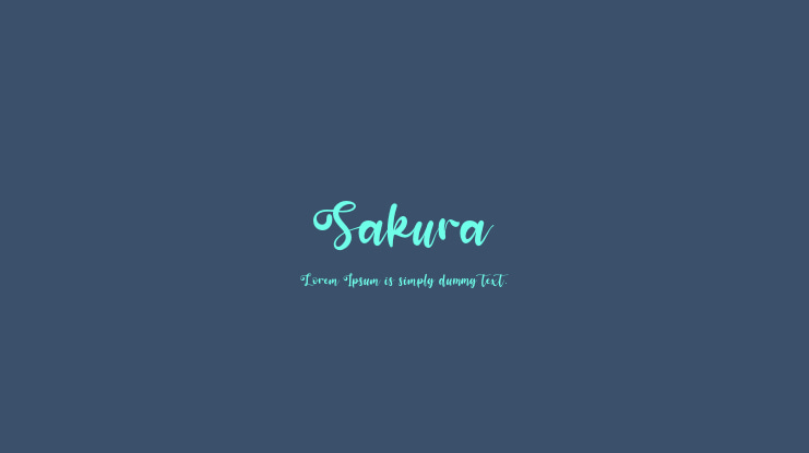 Sakura Font