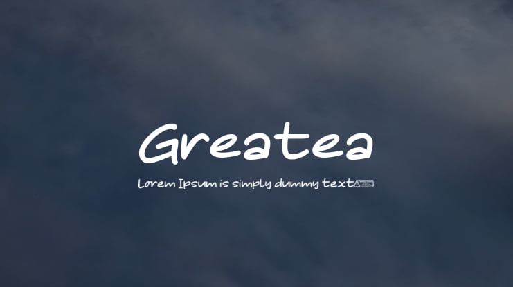 Greatea Font