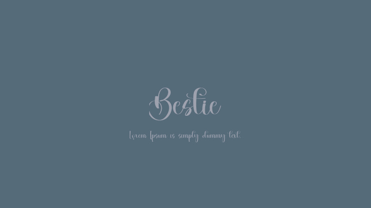 Bestie Font