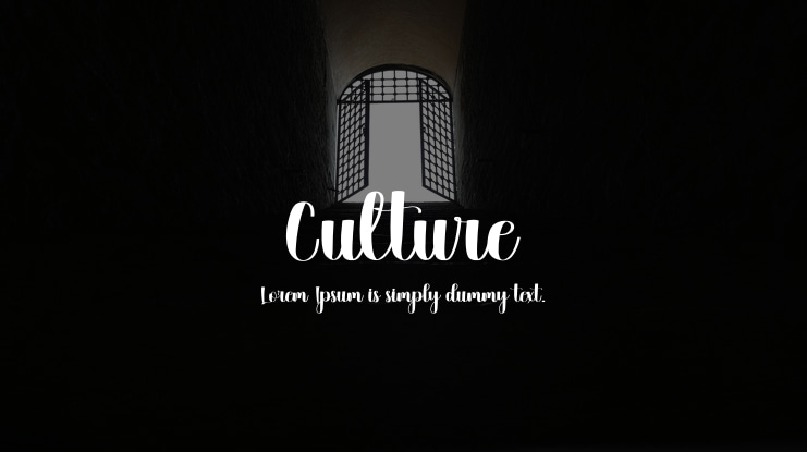Culture Font