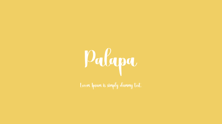 Palapa Font