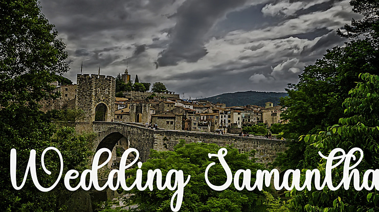 Wedding Samantha Font