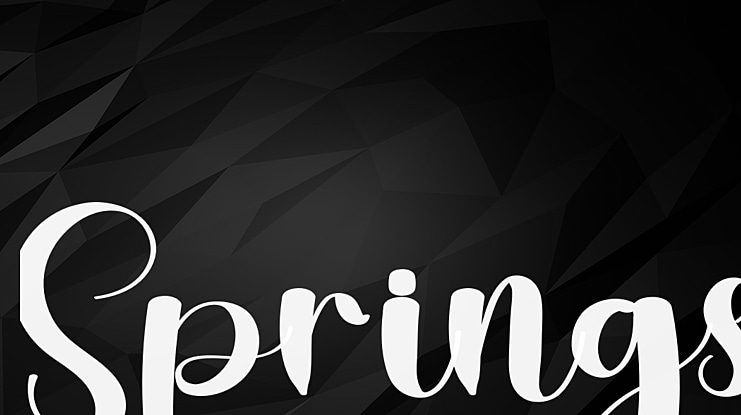 Springs Font
