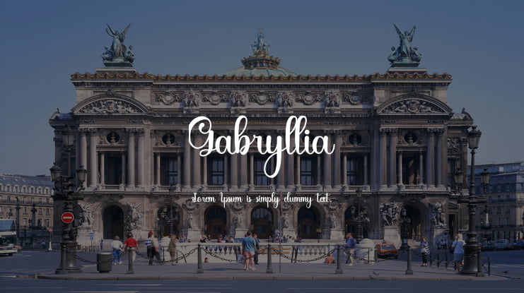 Gabryllia Font