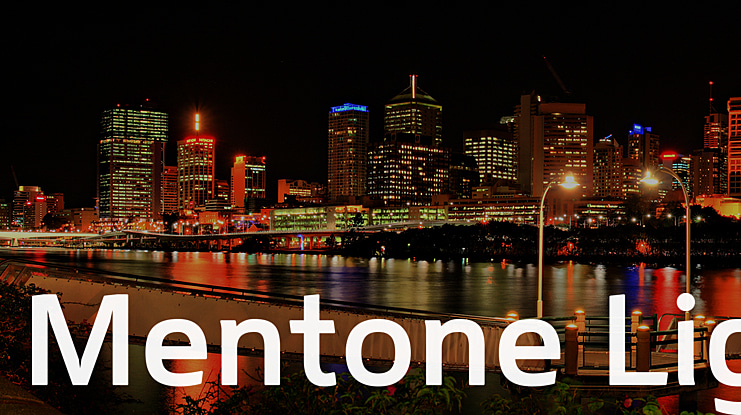 Mentone Font