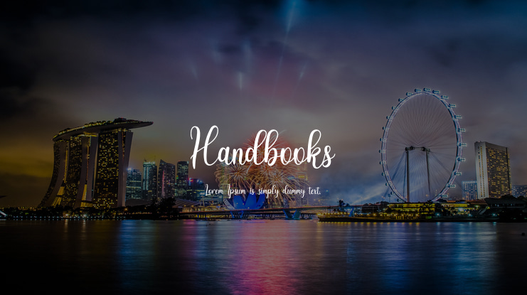 Handbooks Font