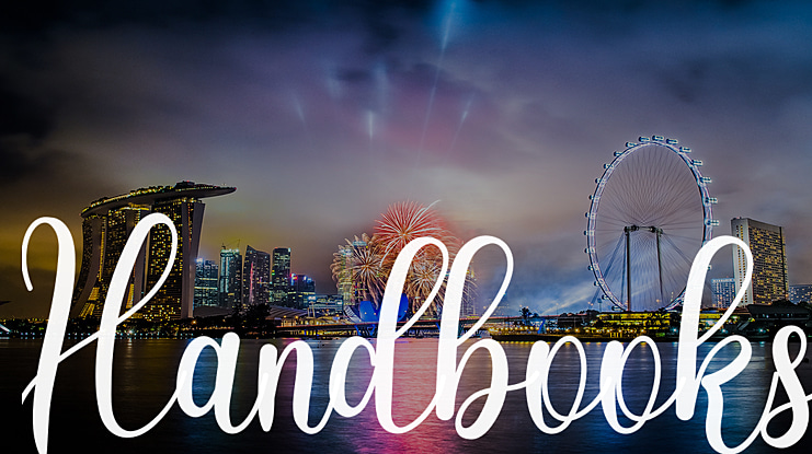 Handbooks Font