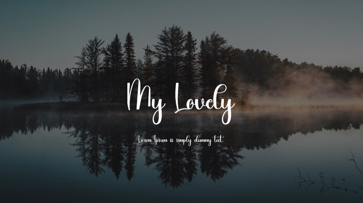 My Lovely Font
