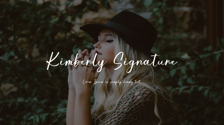 Kimberly Signature Font