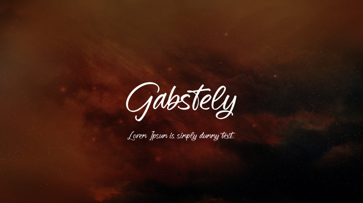 Gabstely Font