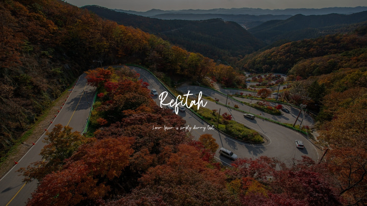Refitah Font