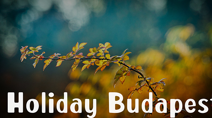 Holiday Budapest Font