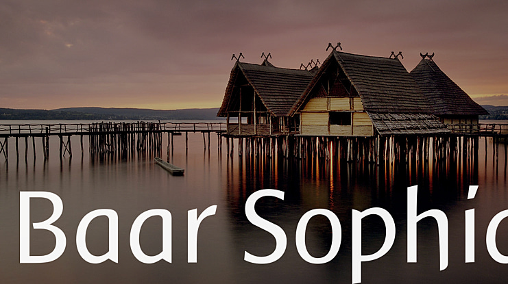 Baar Sophia Font