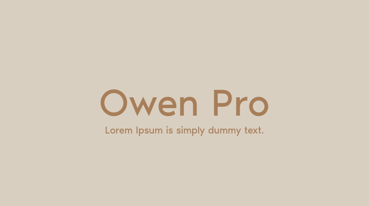 Owen Pro Font Family