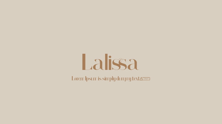 Lalissa Font