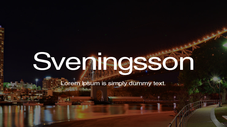 Sveningsson Font