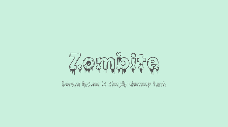 Zombite Font